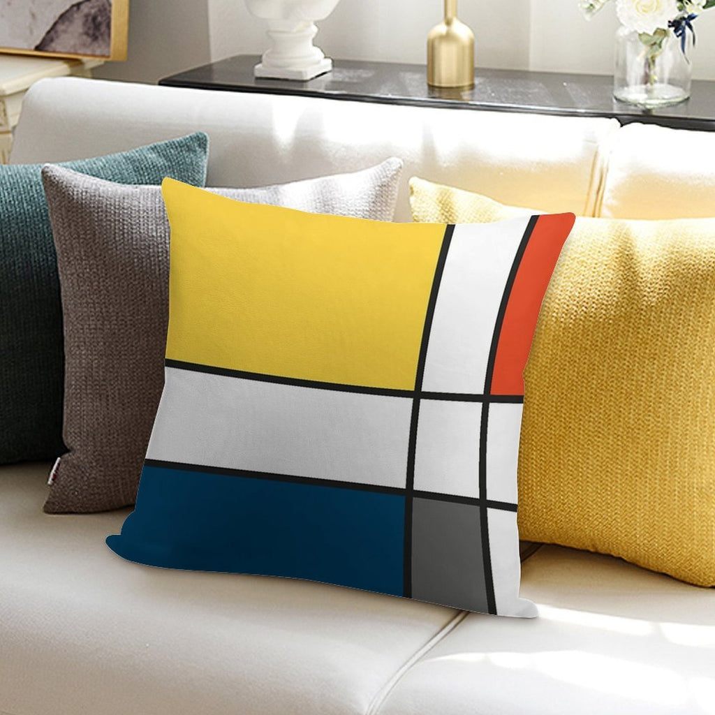 Abstract#72 Soft Fade-Resistant Throw Pillow