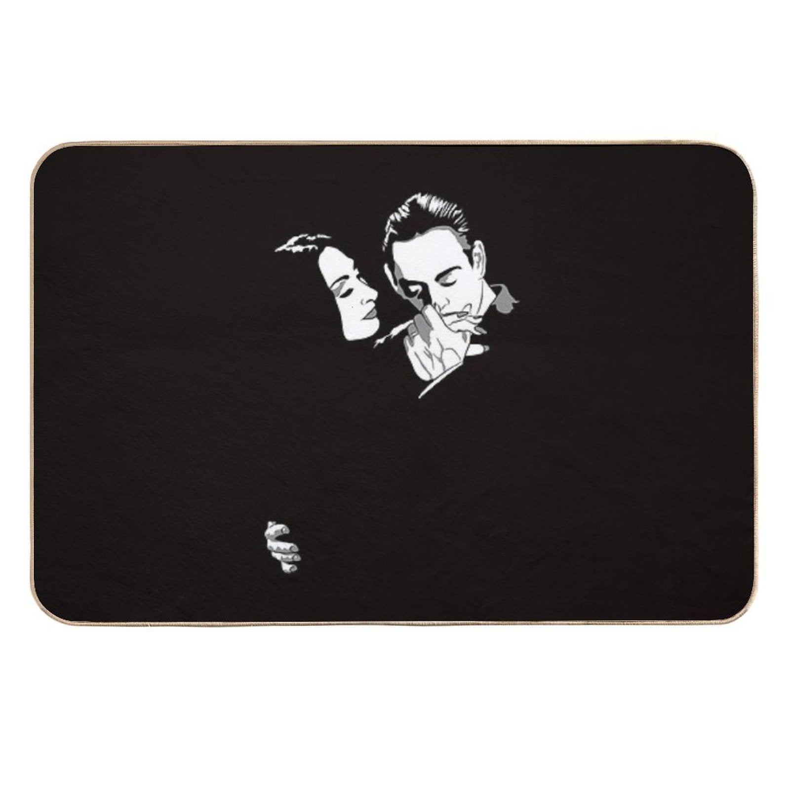 Gomez And Morticia  Easy To Clean Bath Mat