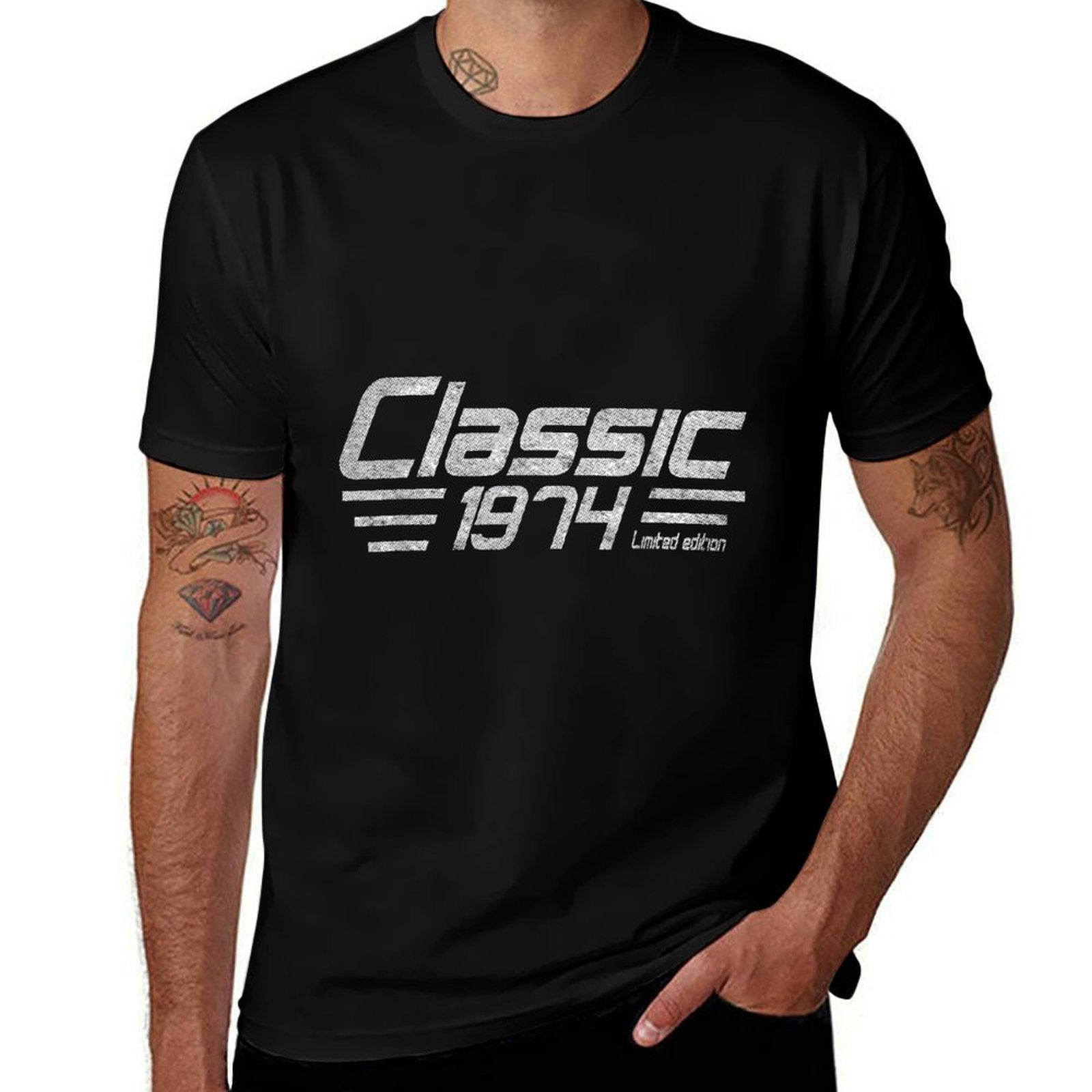 50 Year Olds Vintage Classic Car 1974 50th Men Birthday  Graphic-printed T-Shirt