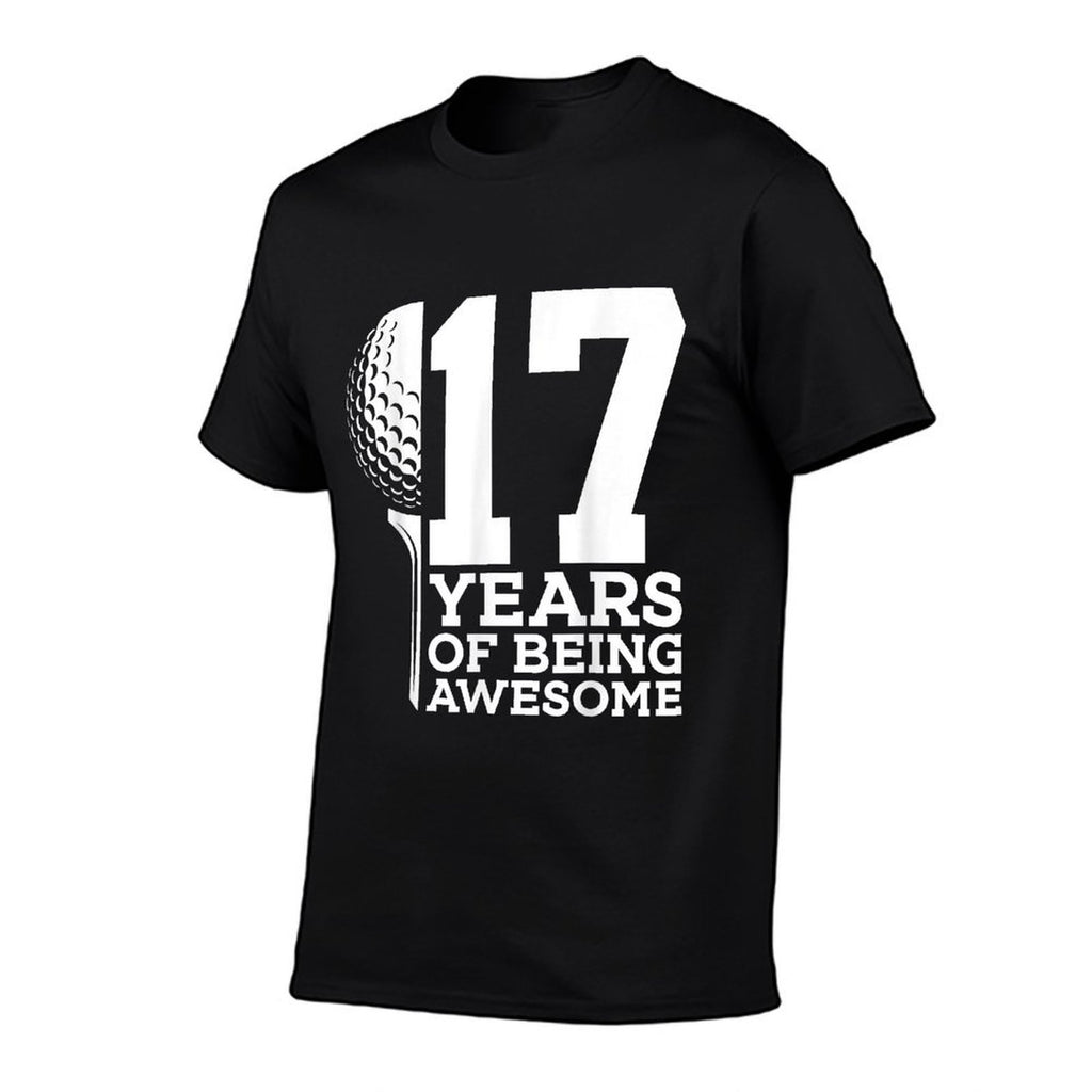 17 YEARS OF BEING AWESOME GOLF 17TH BIRTHDAY  Slim-fit Cut T-Shirt