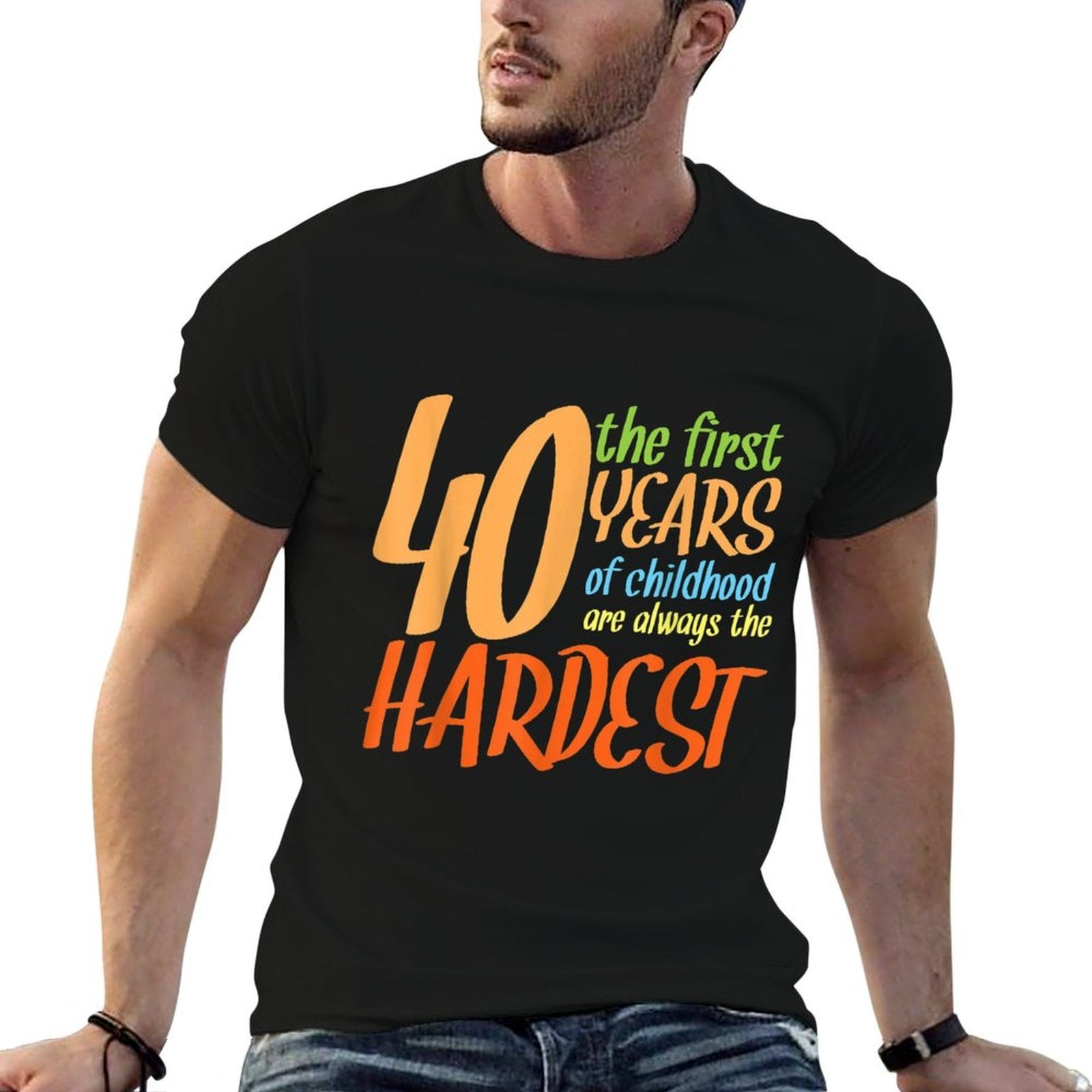 40th Birthday  Graphic-printed T-Shirt