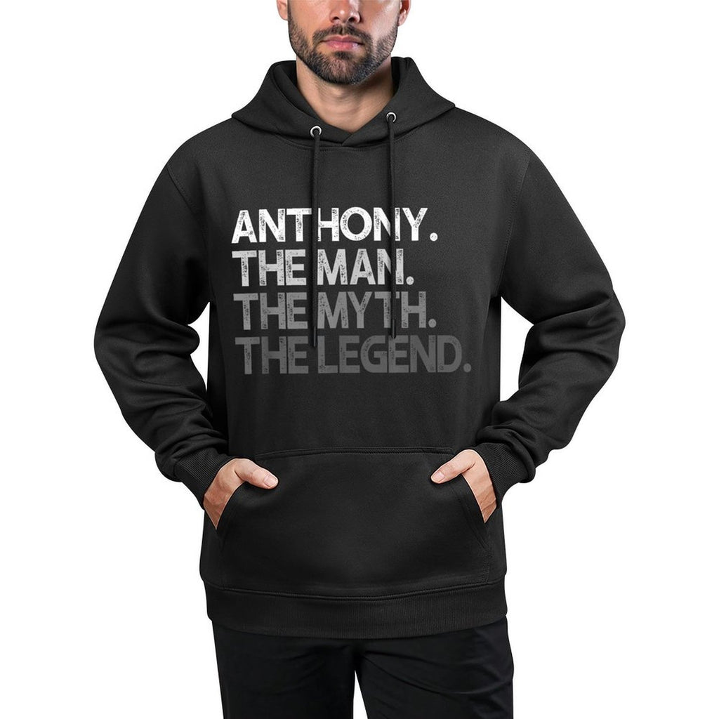Anthony Gift The Man Myth Legend Shape Retention Hoodie