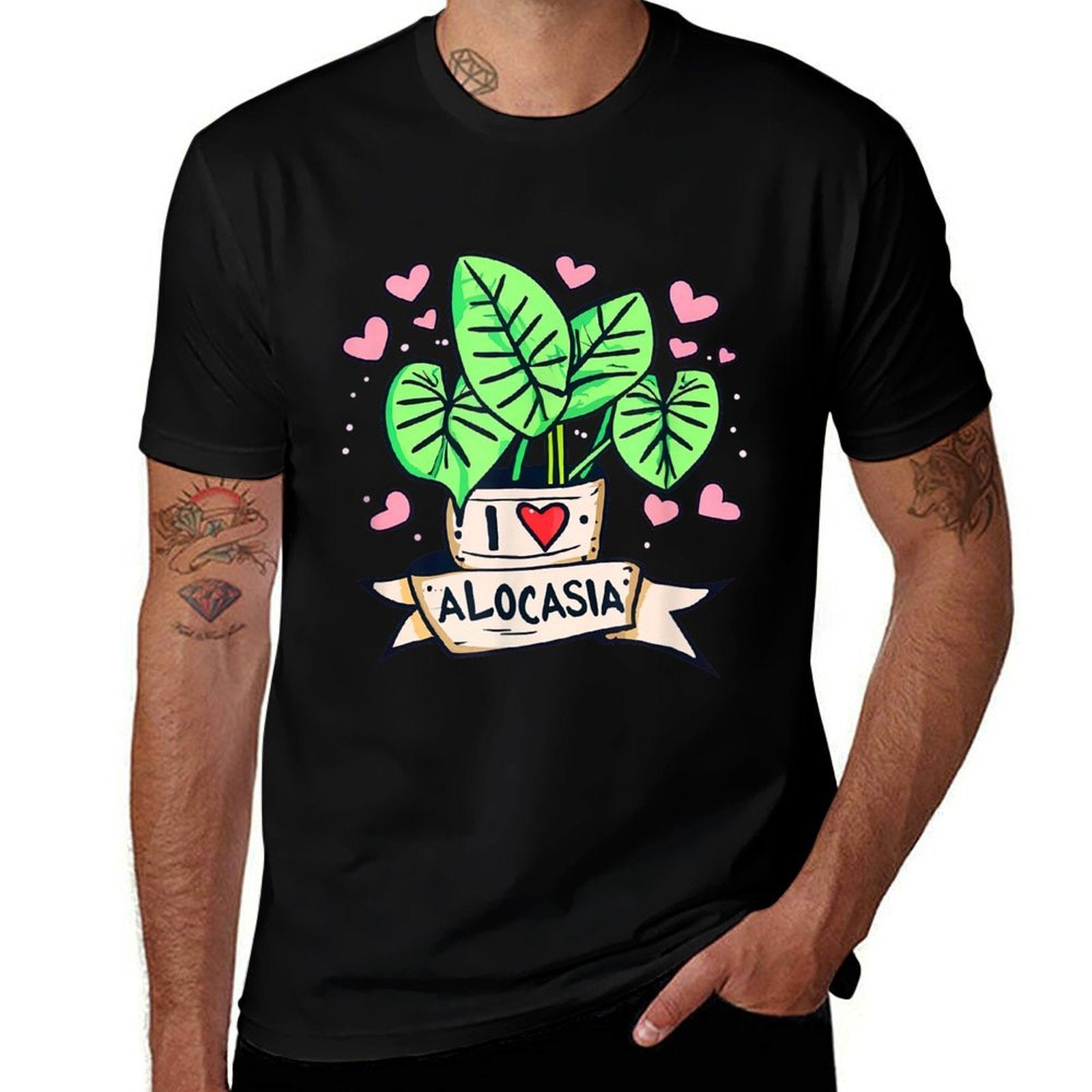 Alocasia Plant Love - Indoor Plant Alocasia Plant  Breathable T-Shirt