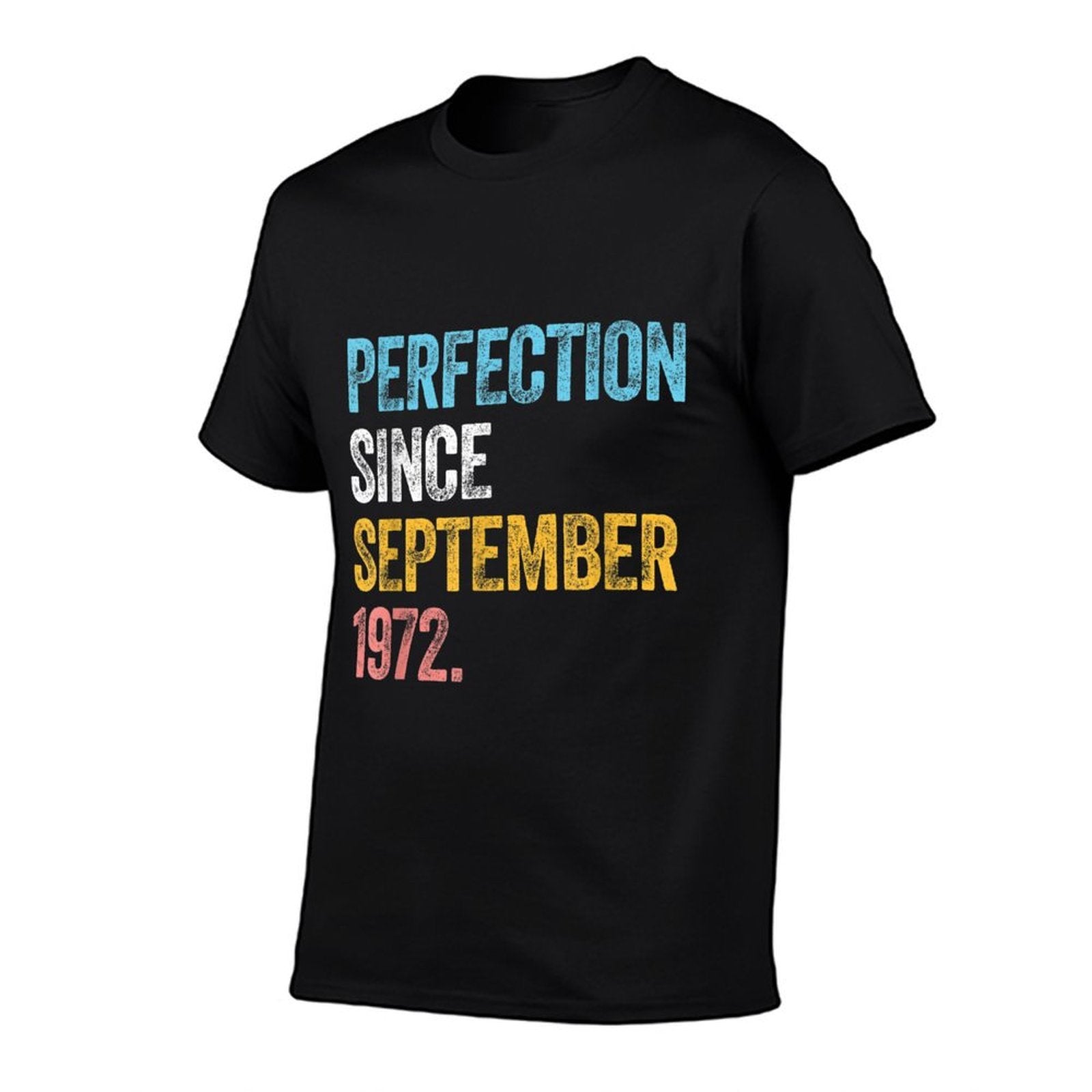 50 Years Old Gifts Perfection September 1972 50th Birthday  Lightweight T-Shirt
