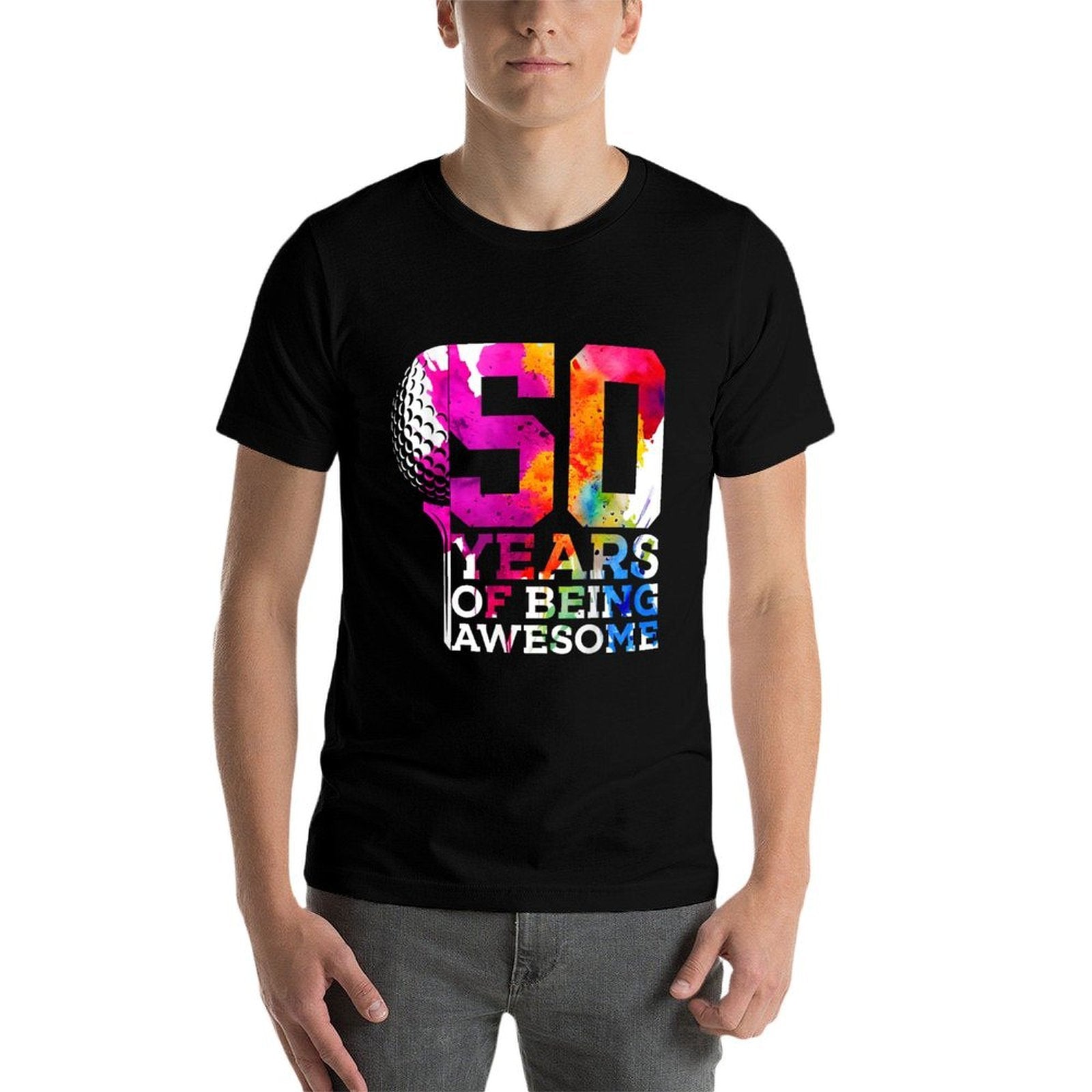 50 YEARS OF BEING AWESOME GOLF 50TH BIRTHDAY  Durable T-Shirt