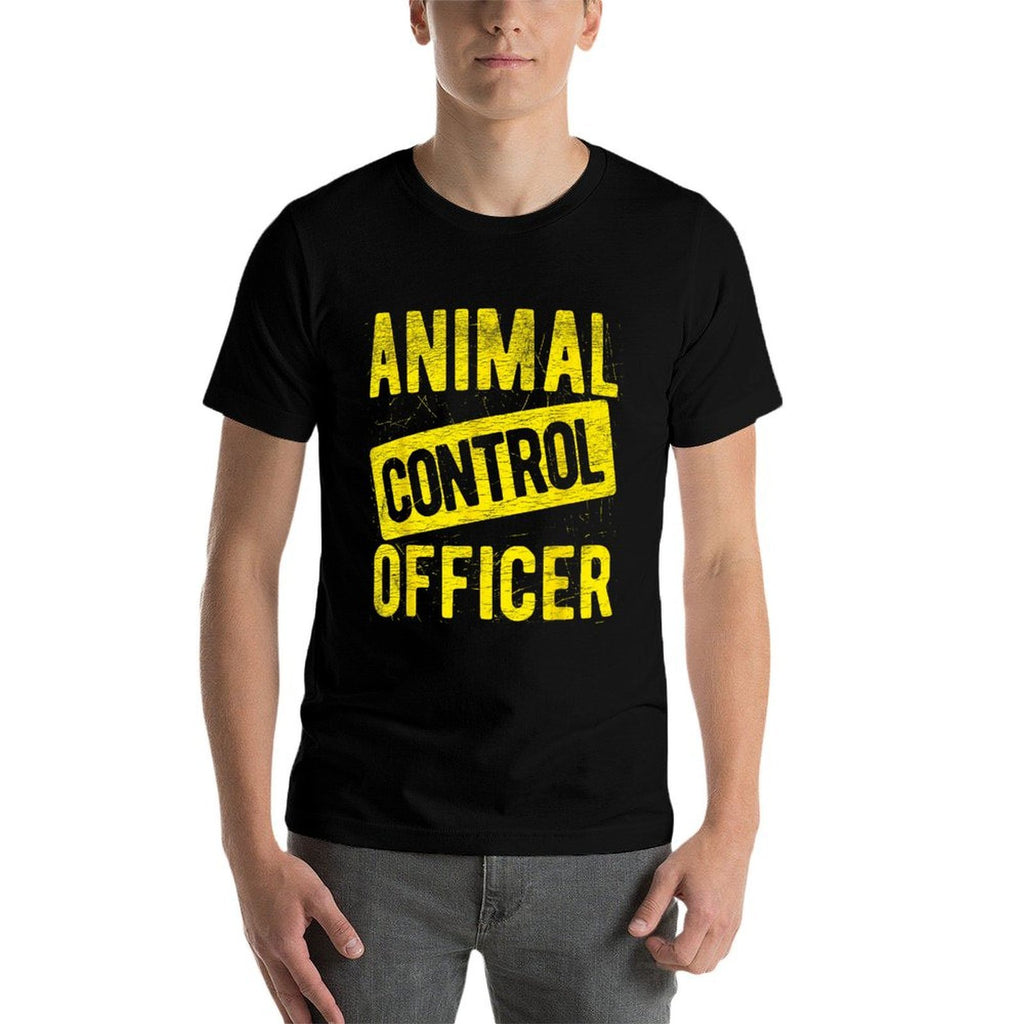 Animal Control OFFICER Animal Control Costume Halloween Love  Relaxed-fit T-Shirt