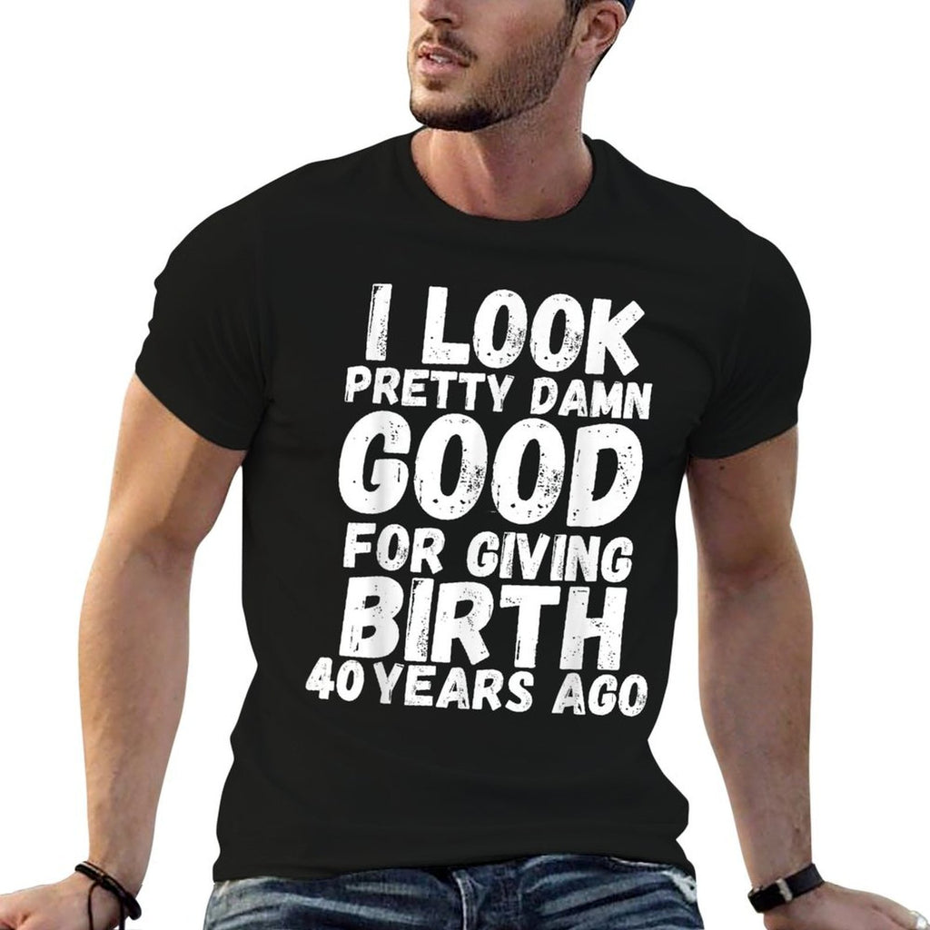 40th Birthday Mom 40 Year Old Son Daughter Child Squad Gift  Stretchy T-Shirt