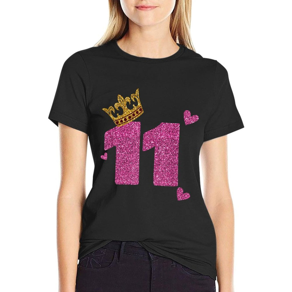 11th Birthday Crown 11 Years Old Bday  Quick-drying T-Shirt