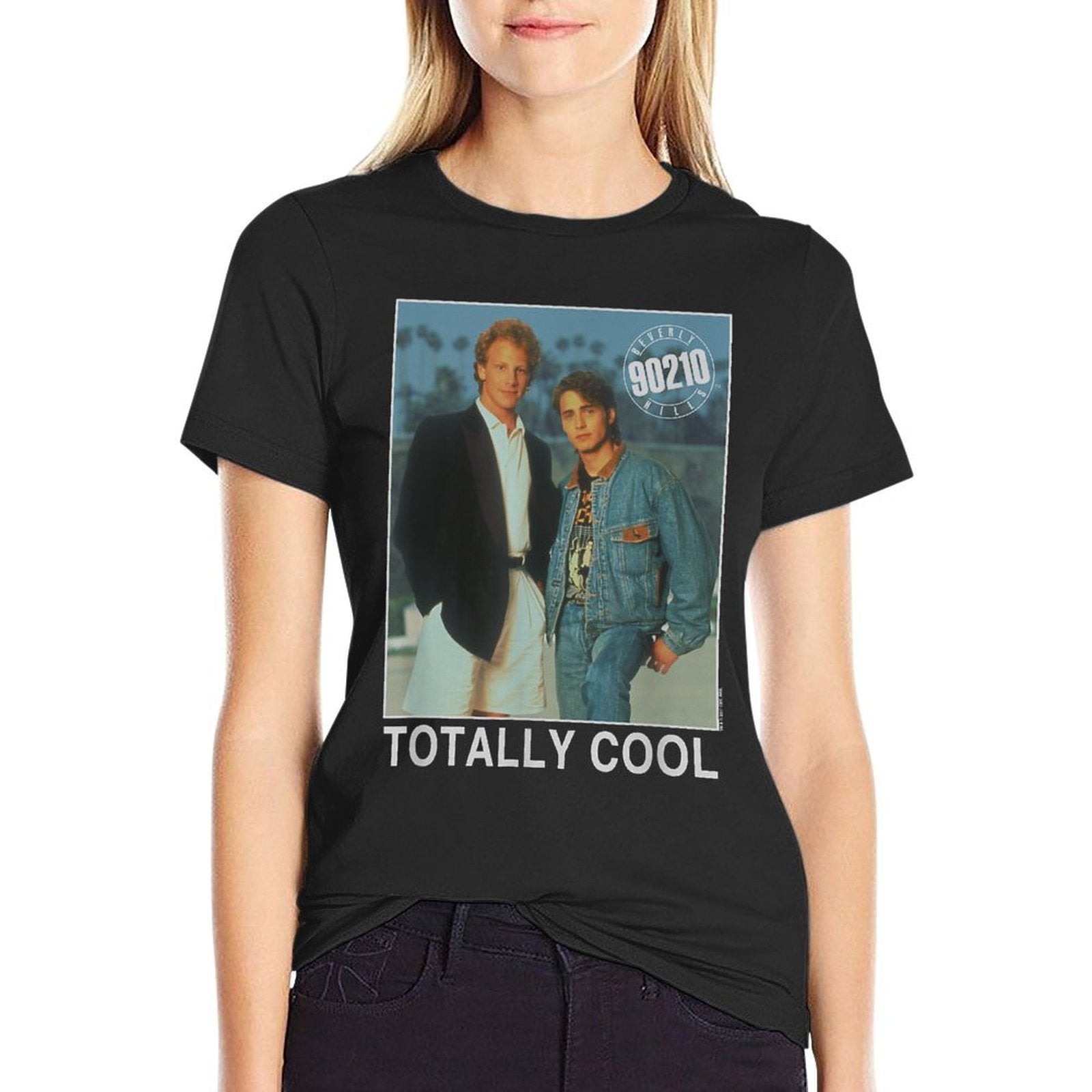 90210 Totally Cool  Oversized Silhouette T-Shirt