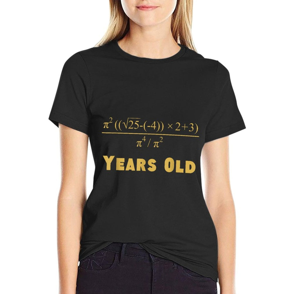 21 Years Old Algebra Equation Funny 21st Birthday Math  Classic T-Shirt