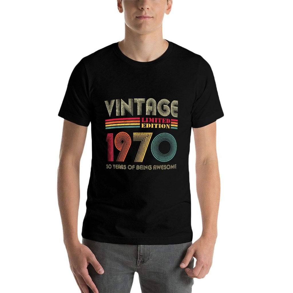 50 Year Old Gifts Vintage 1970 Limited Edition 50th Birthday  Breathable T-Shirt