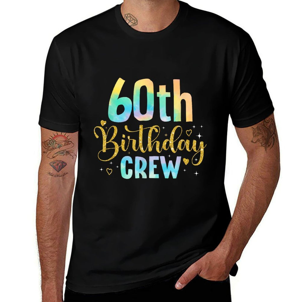 60 Years Old Birthday Party Group Family 60th Birthday Crew  Quick-drying T-Shirt