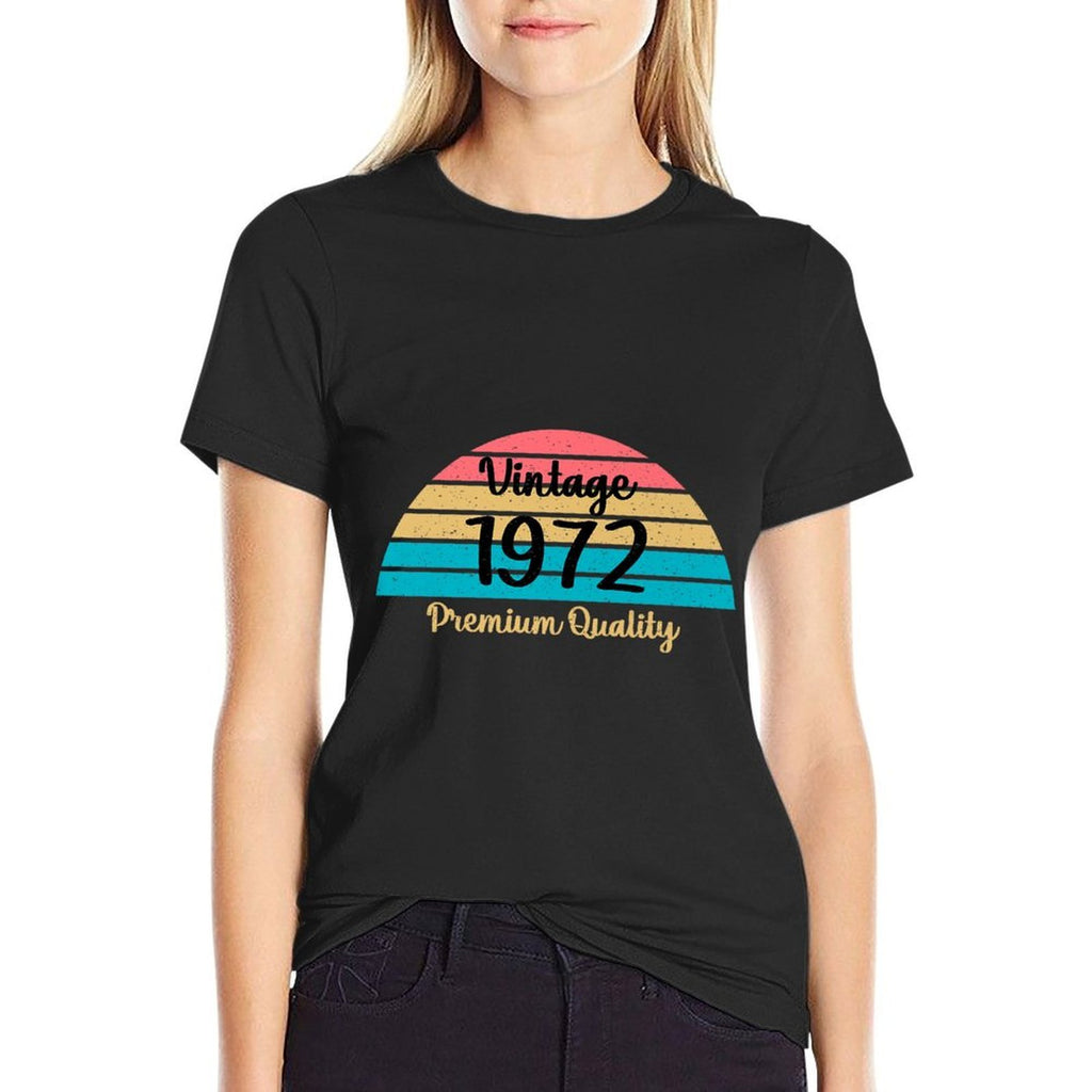 1972 50th Birthday Premium  Vintage-inspired T-Shirt