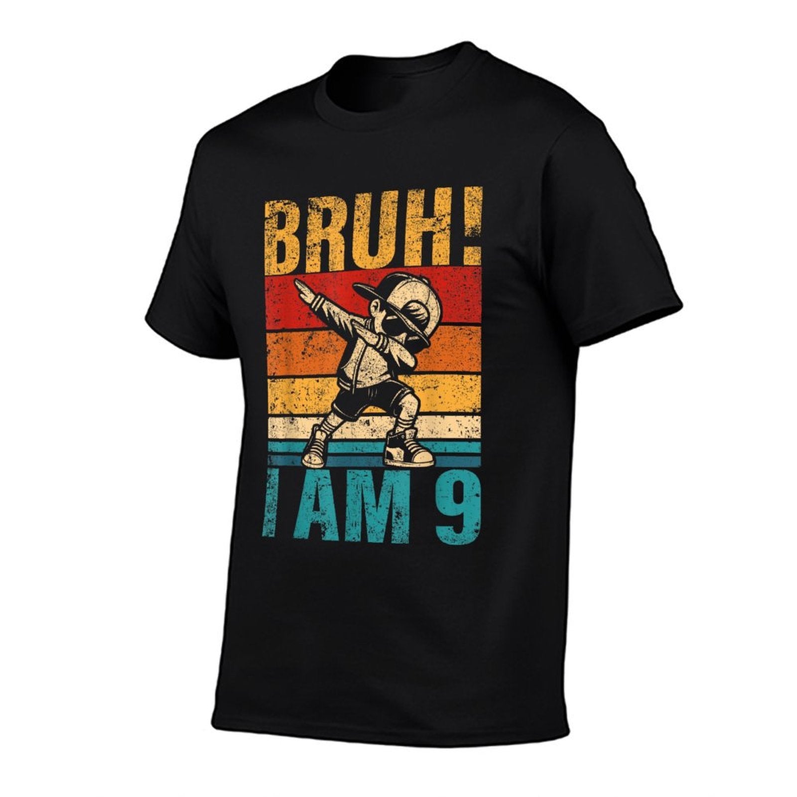 9 Year Old Birthday Dabbing Boy Bruh It&#39;s My 9th Birthday  Odor-resistant T-Shirt