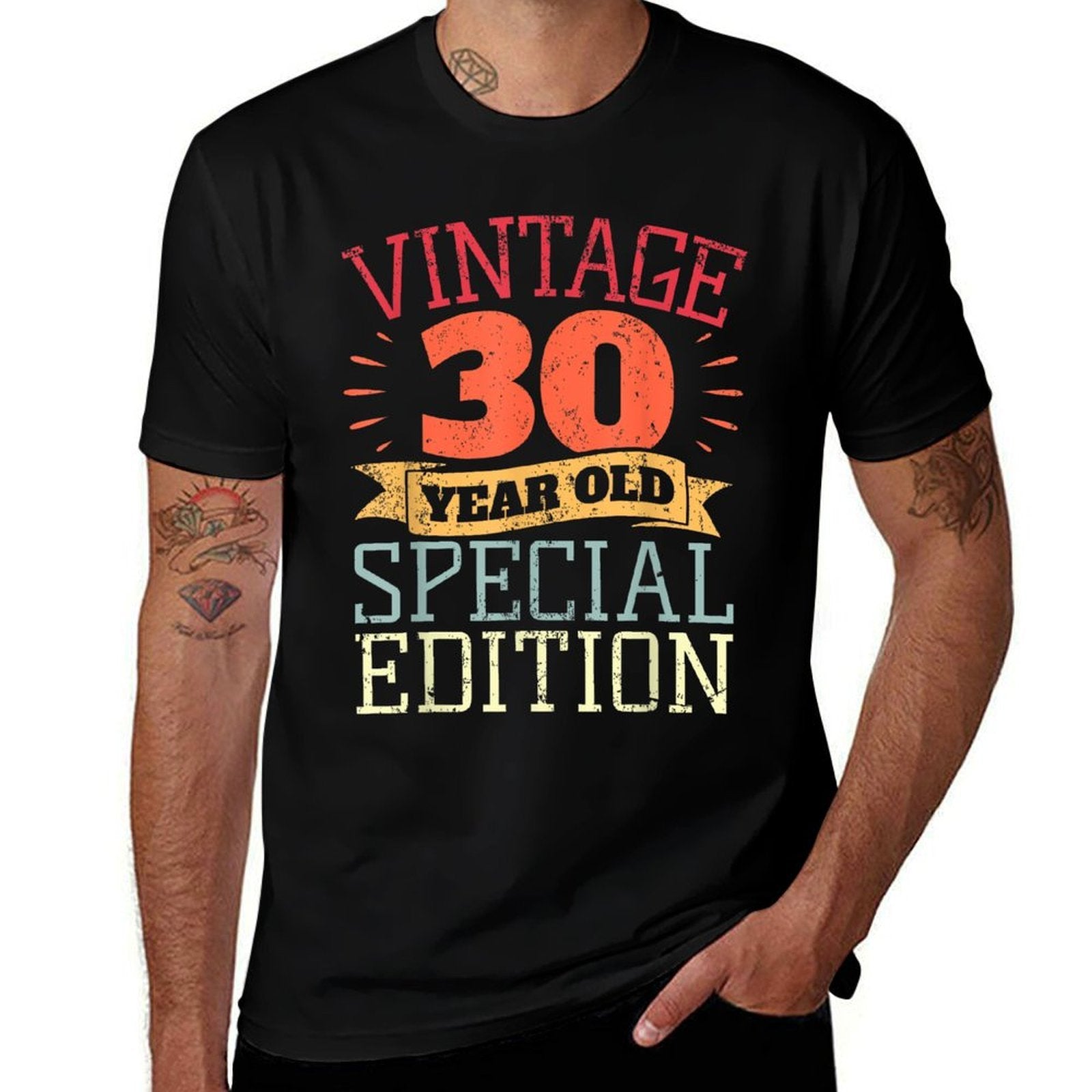 30 Year Old Special Edition I Vintage 30th Birthday  Slim-fit Cut T-Shirt