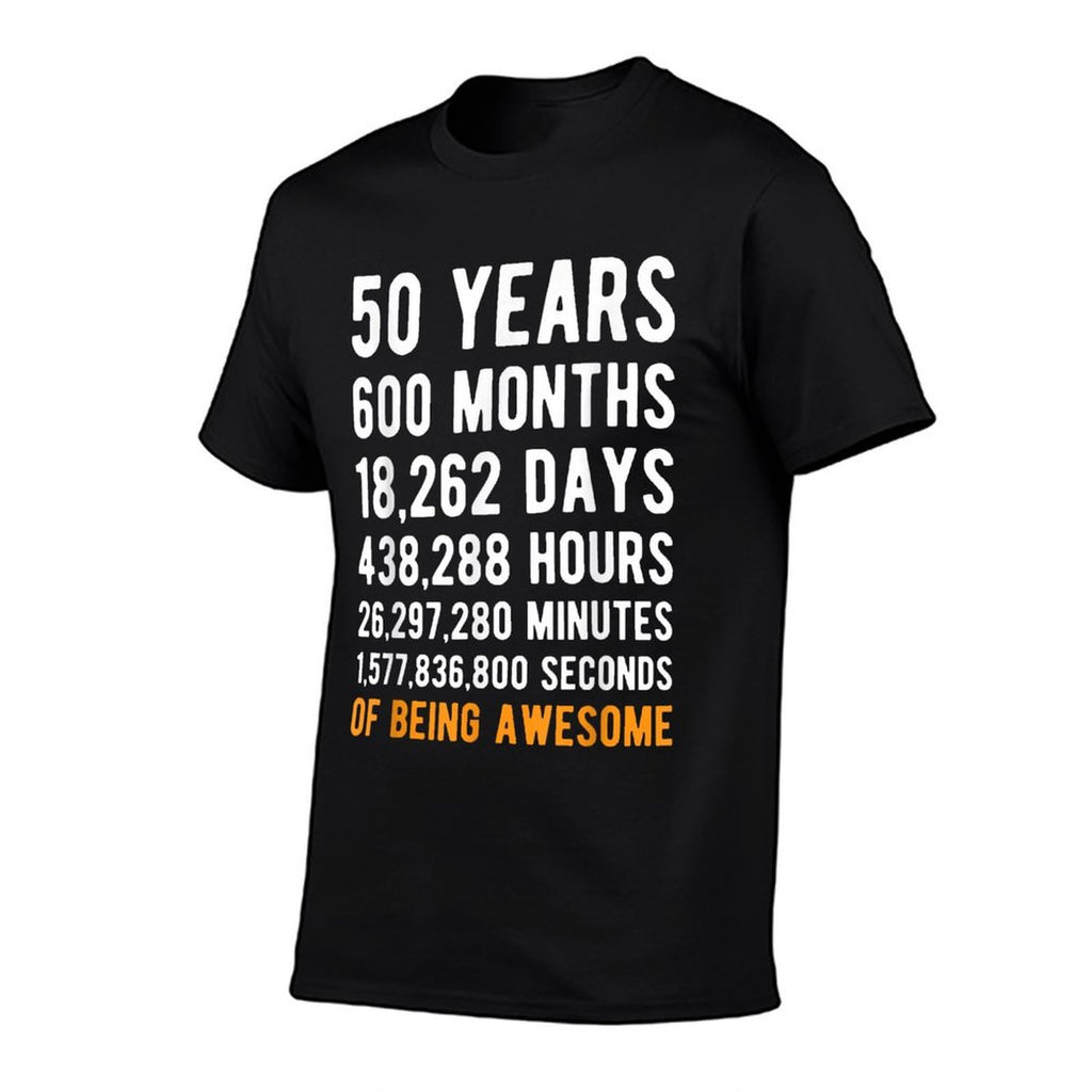 50th Birthday Gift T 50 Years Old Being Awesome  Trendy Pattern T-Shirt