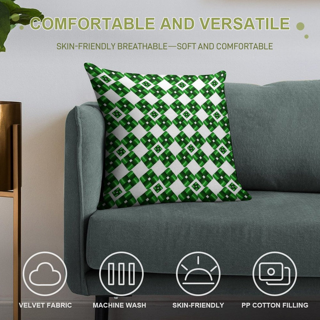 3D Seamless Soft Style Accent Throw Pillow