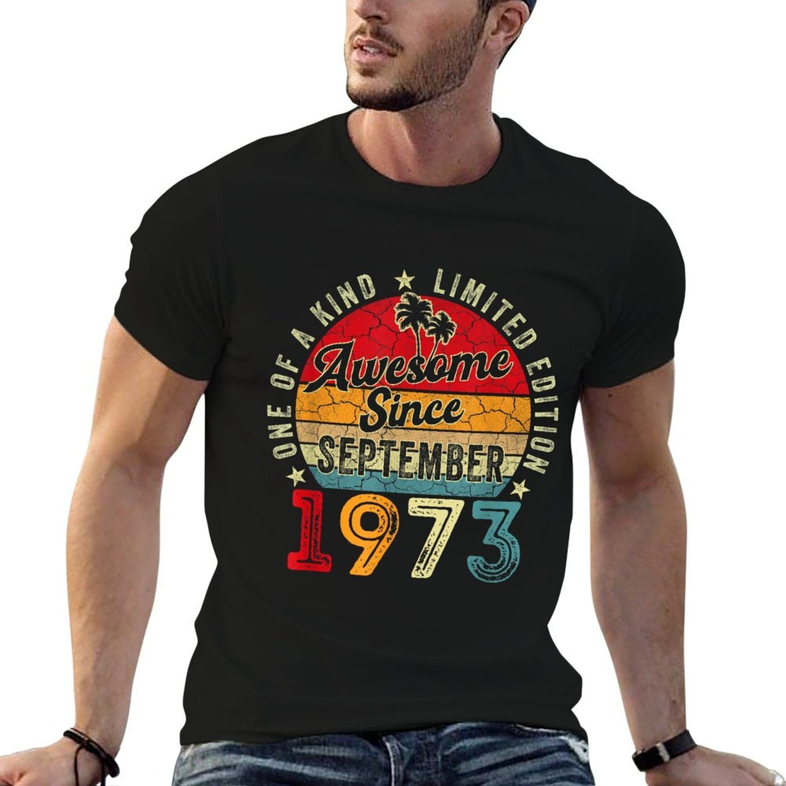 50 Years Old Vintage Born In September 1973 50th Birthday  Classic T-Shirt
