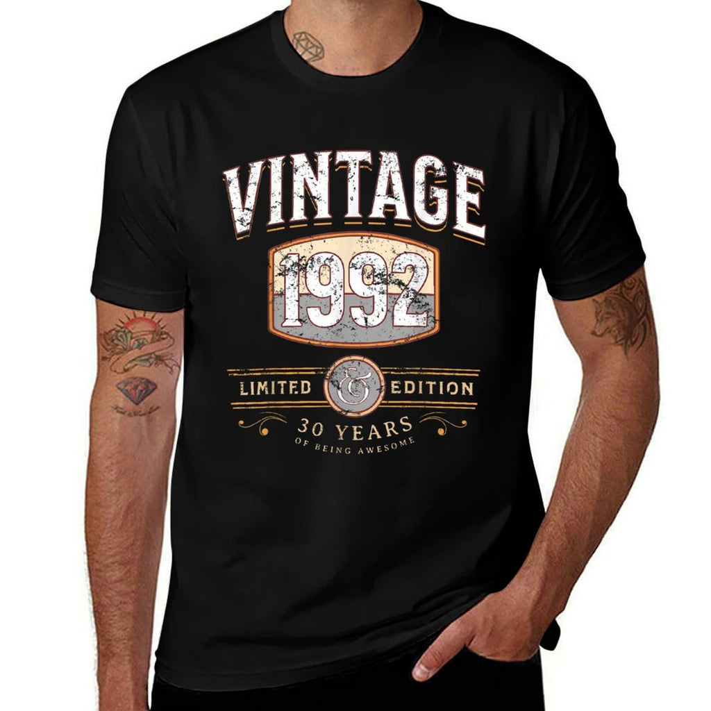 30 Years Old Vintage 1992 Limited Edition 30th Birthday  Slim-fit Cut T-Shirt