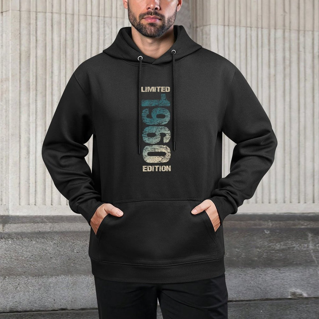 1960 Limited Edition 65th Birthday Born 1960 Relaxed Fit Hoodie