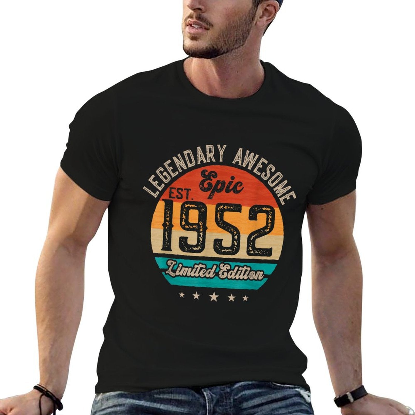 70 Year Old Bday Vintage 1952 Epic Awesome 70th Birthday  Durable T-Shirt