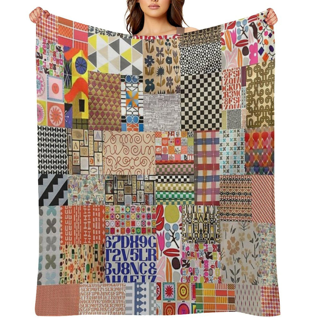 Alexander Girard Wrinkle-free Throw Blanket