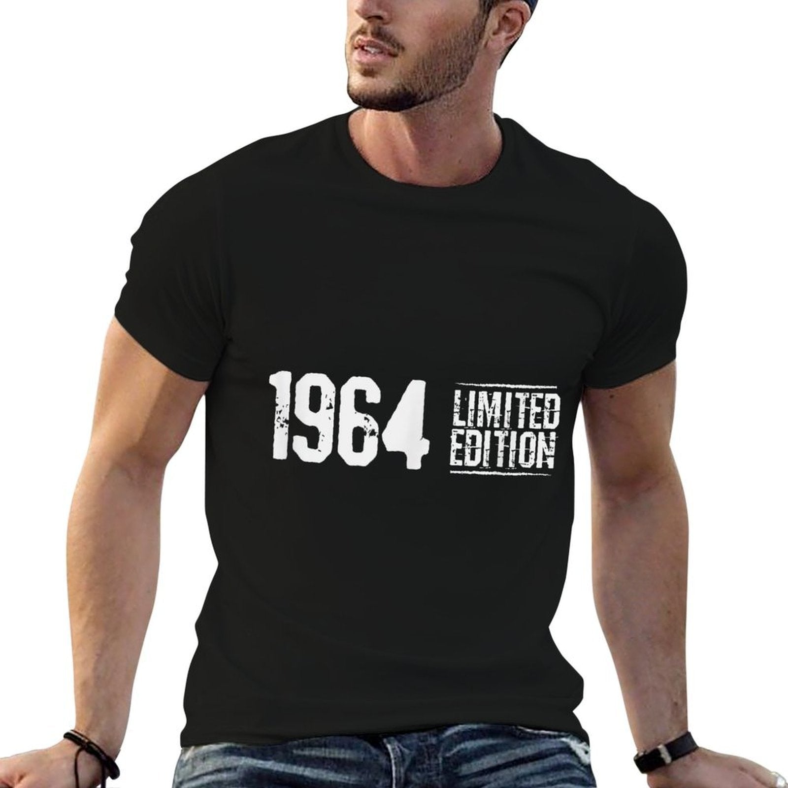 60th Birthday Vintage 1964 Limited Edition Men  Slim-fit Cut T-Shirt
