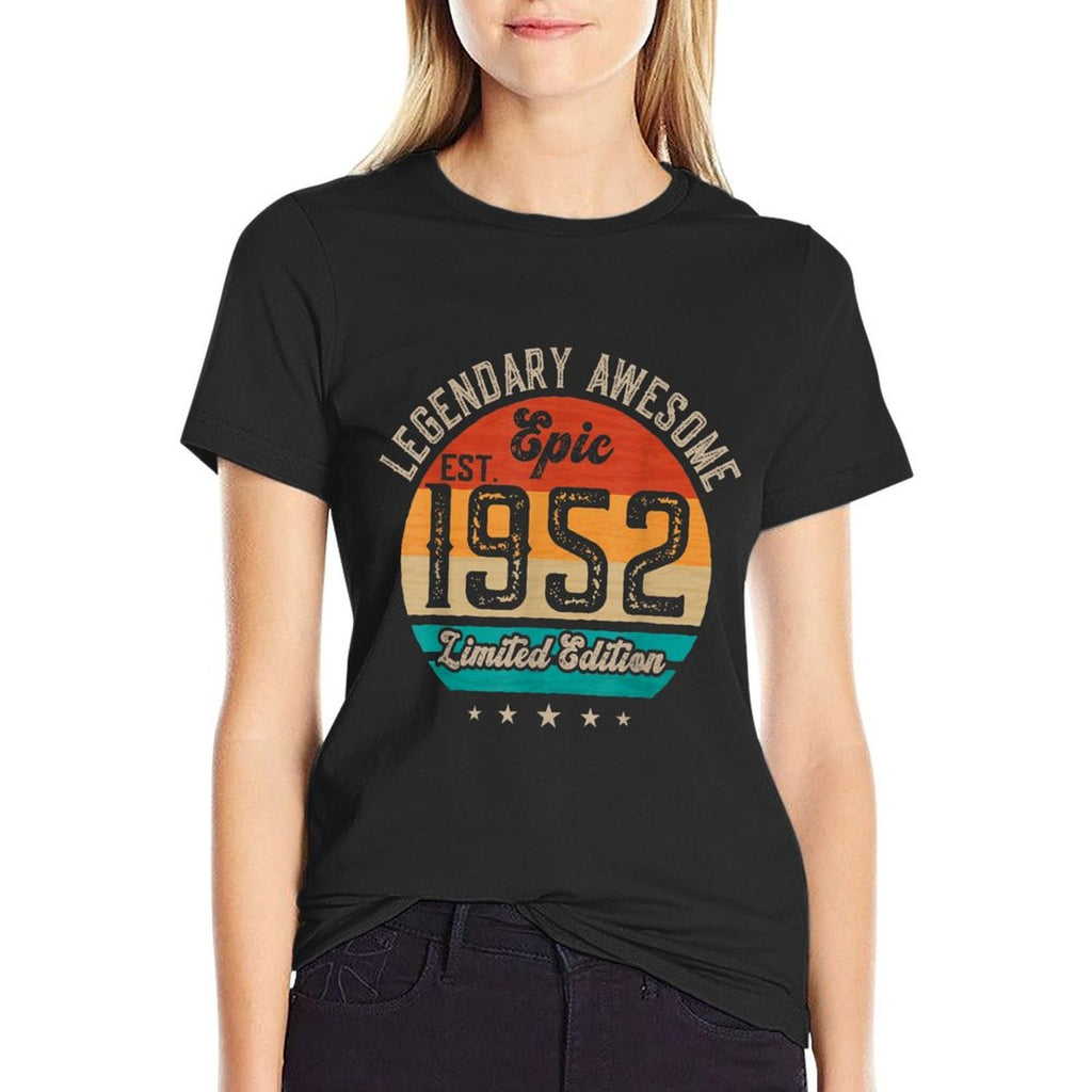 70 Year Old Bday Vintage 1952 Epic Awesome 70th Birthday  Durable T-Shirt