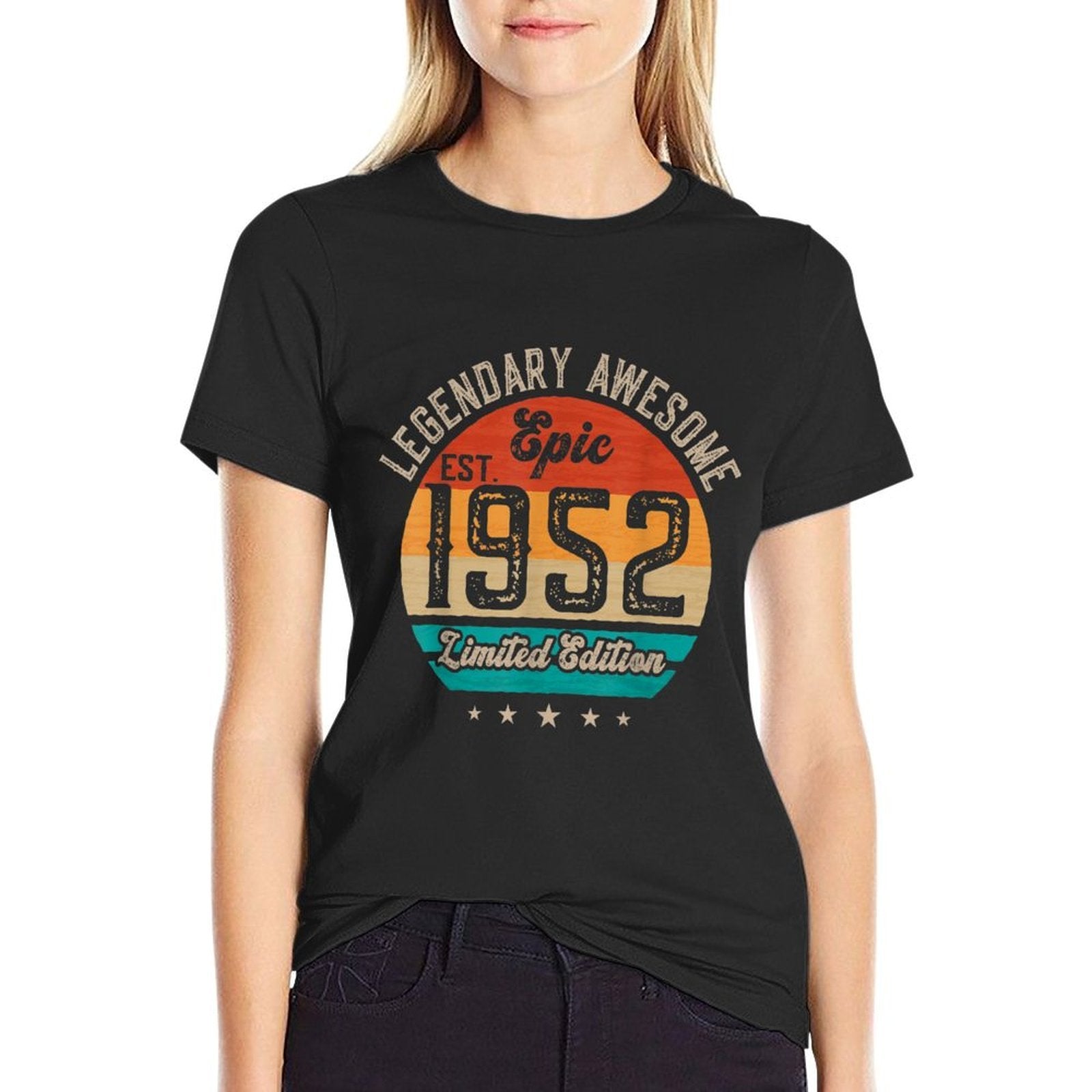 70 Year Old Bday Vintage 1952 Epic Awesome 70th Birthday  Durable T-Shirt