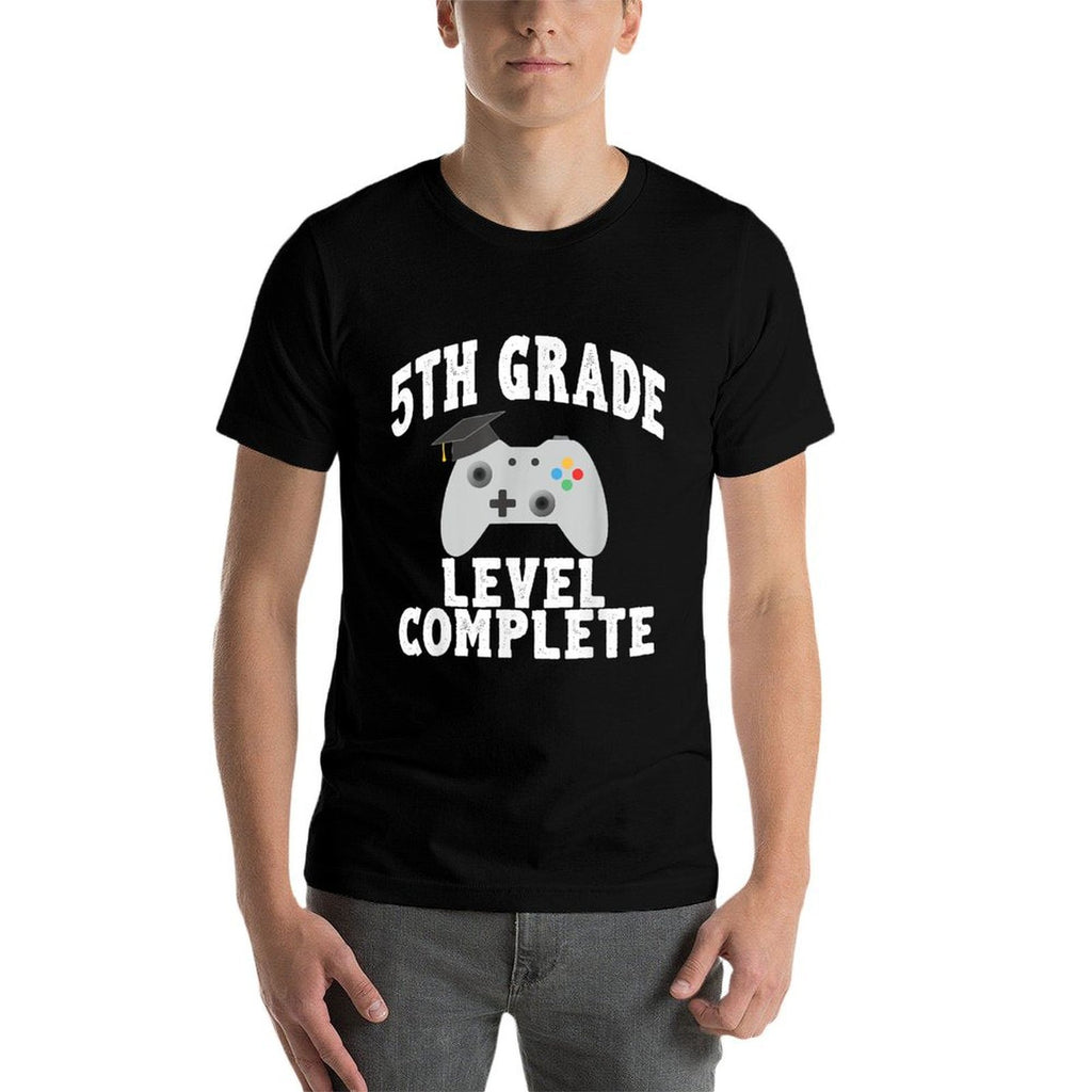 5th Grade Level Complete Gamer Class Of 2025 Graduation  Eco-friendly Material T-Shirt