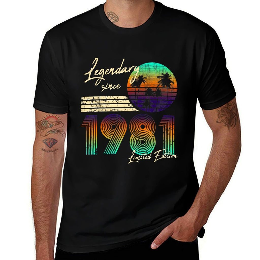 40Thbirthdaygifts Vintage Since January 1981 40Th Birthday  Wrinkle-resistant T-Shirt