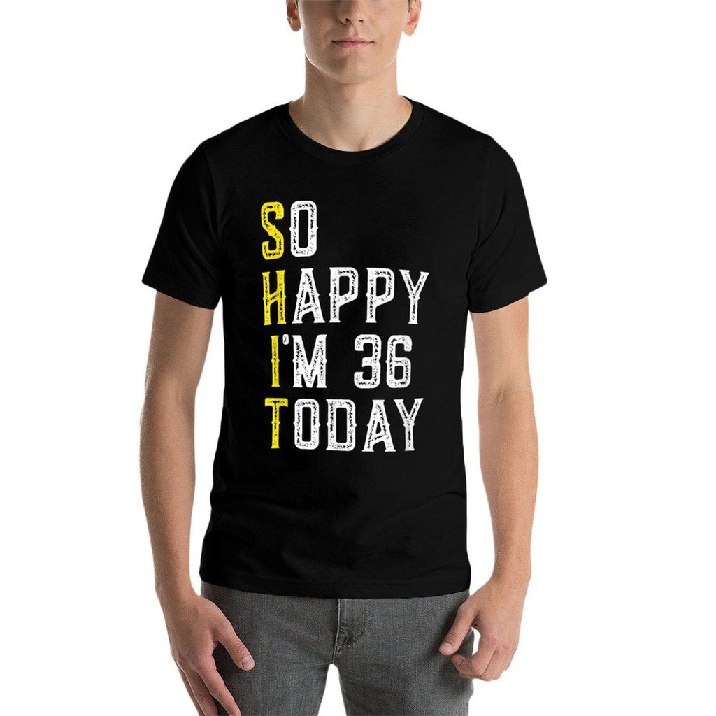 35 Year Old Sarcastic Funny 35th Birthday  Trendy Pattern T-Shirt