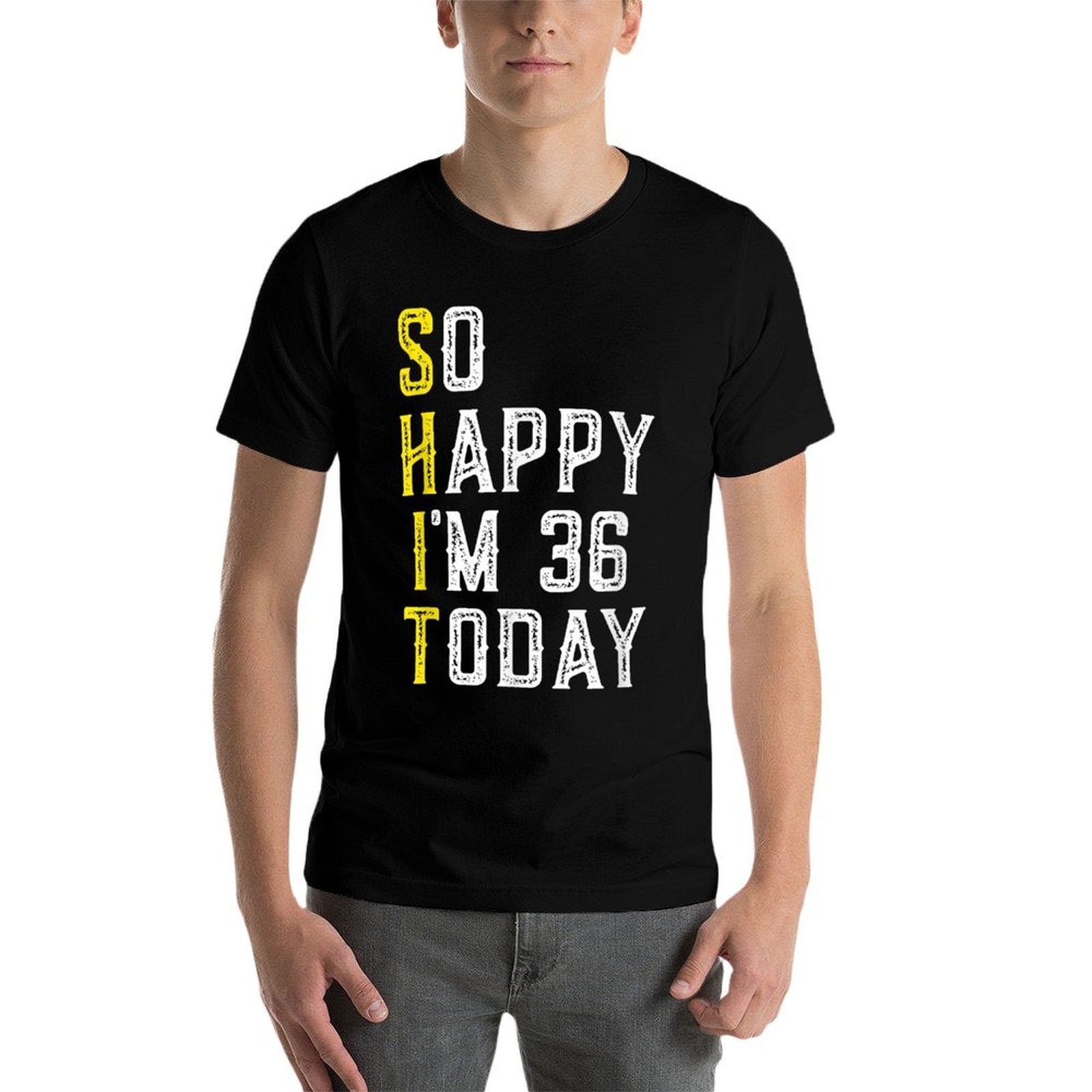 35 Year Old Sarcastic Funny 35th Birthday  Trendy Pattern T-Shirt