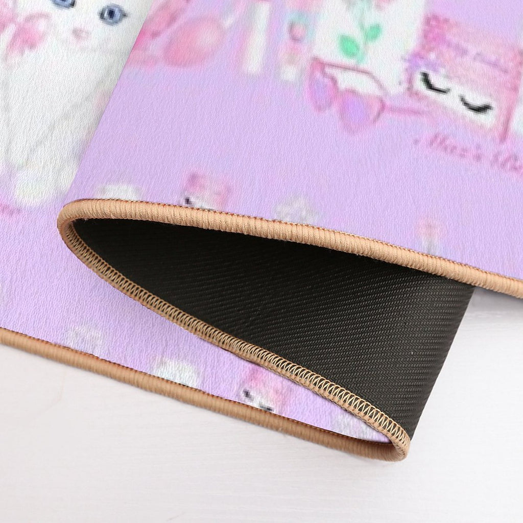 Cosmetics Kitten  Long-Lasting Bath Mat