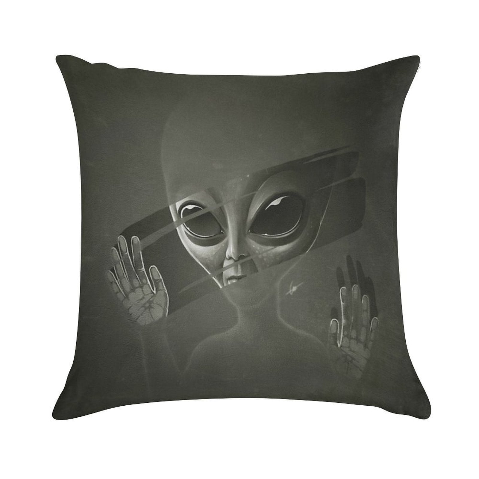 Alien Soft Decorative Cover Throw Pillow