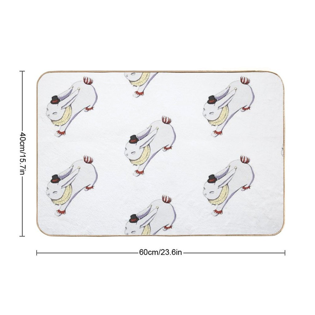 Jester Bunny  Anti-Trip Bath Mat