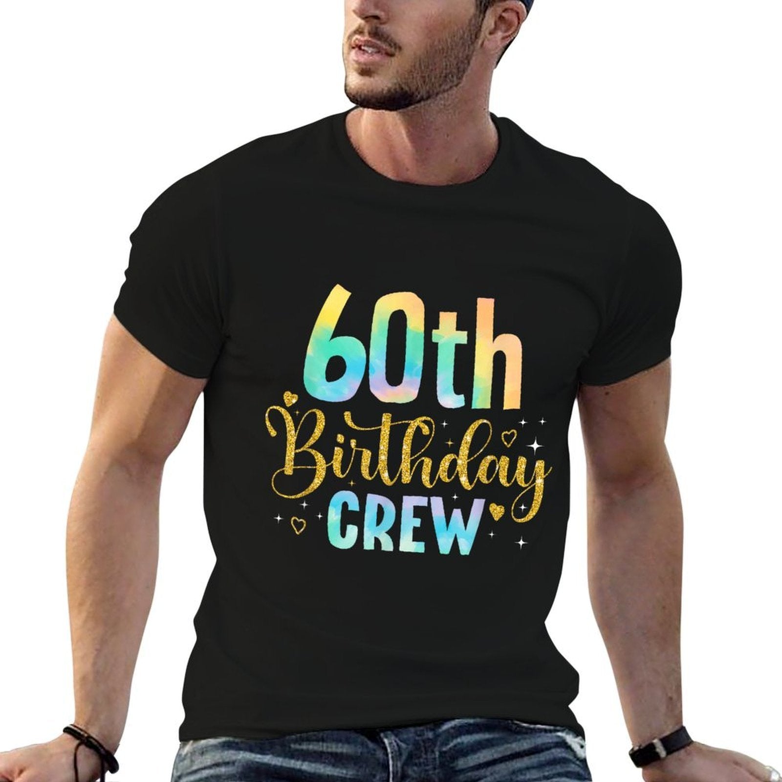 60 Years Old Birthday Party Group Family 60th Birthday Crew  Quick-drying T-Shirt