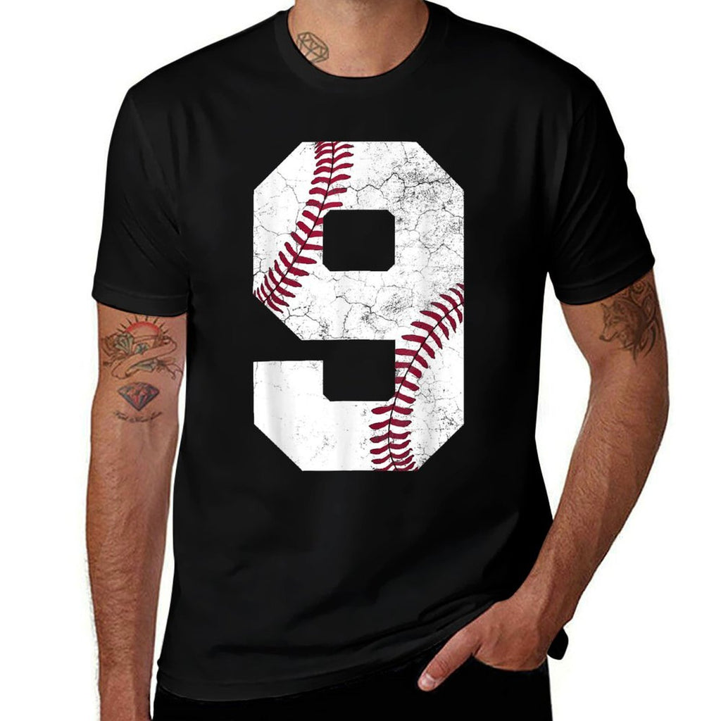 9th Birthday 2016 Baseball Boys Kids Nine 9 Ninth Gift  Summer-ready Fabric T-Shirt