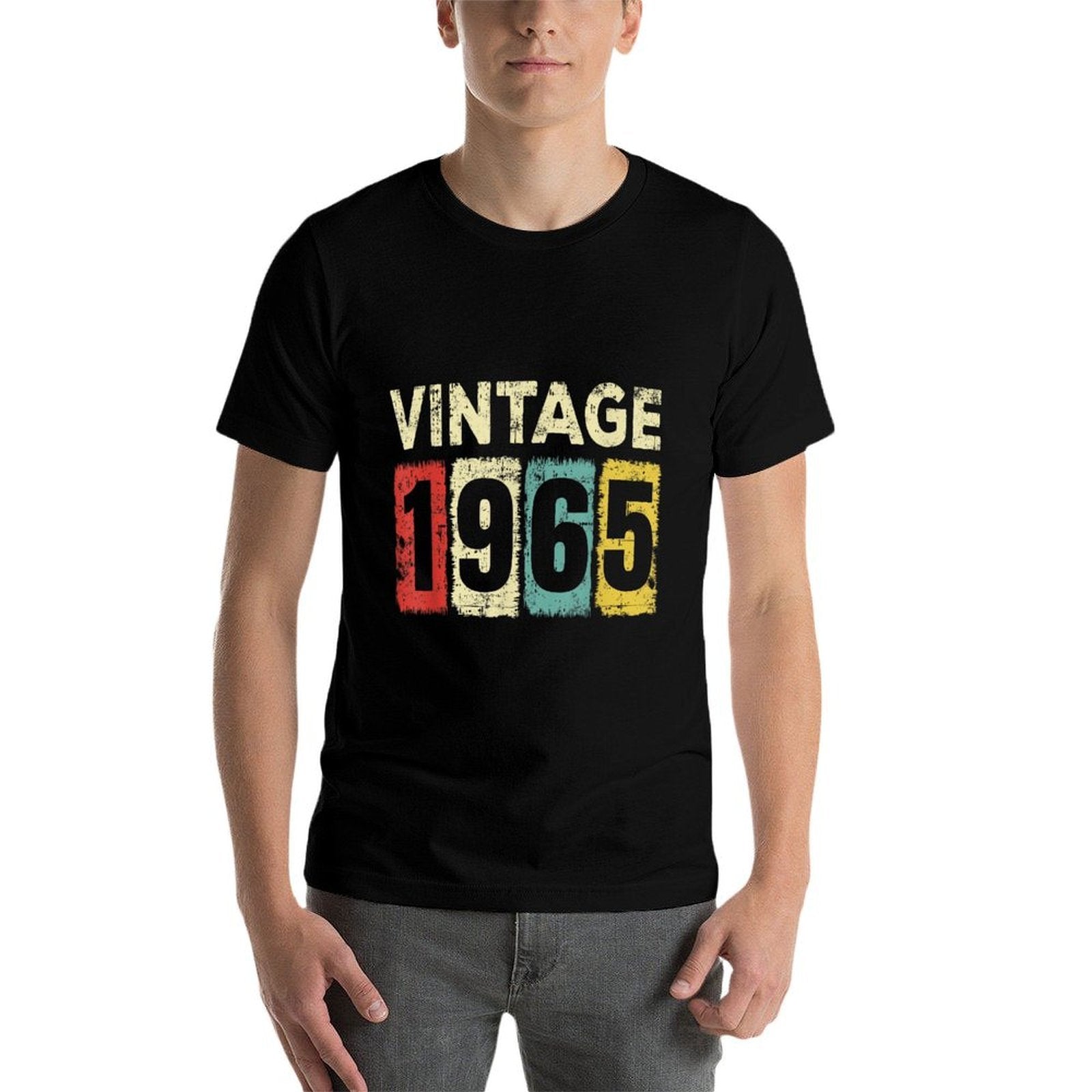 60 Year Old Birthday Vintage 1965 60th Birthday  Lightweight T-Shirt