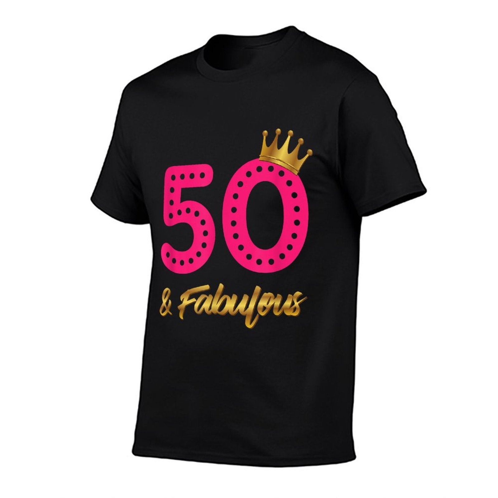 50 & Fabulous T - 50th Birthday Present  Slim-fit Cut T-Shirt