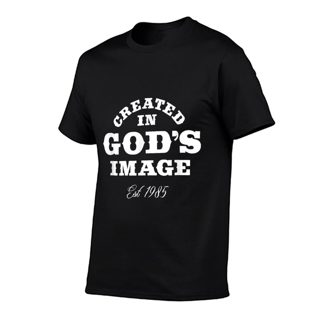 40 Year Old Christian Jesus And God 40th Birthday  Summer-ready Fabric T-Shirt
