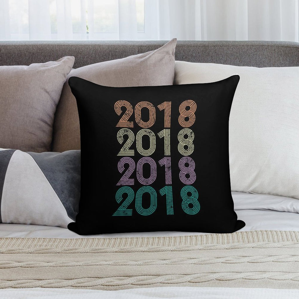 2018 Vintage Soft Ultra-Soft Texture Throw Pillow