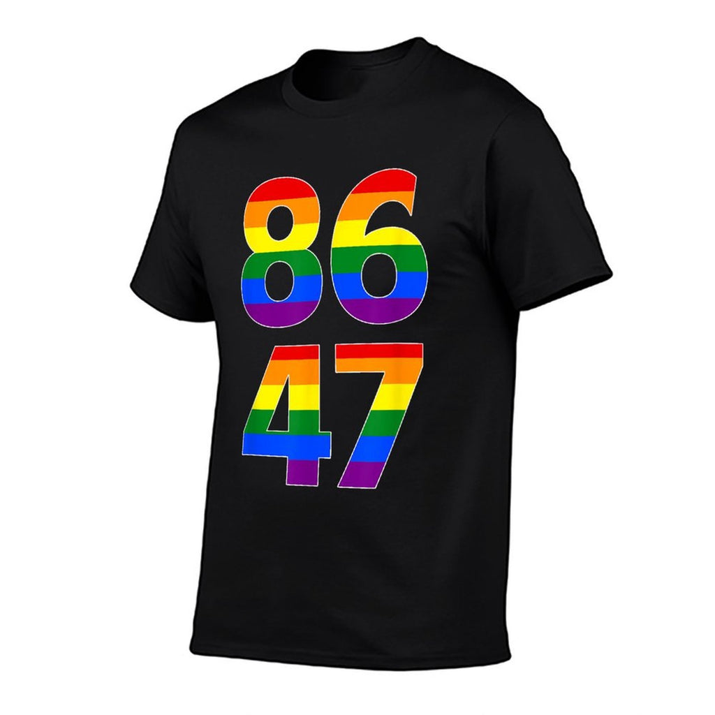 8647 Anti Trump President Rainbow LGBT LGBTQ Pride  Affordable Price T-Shirt