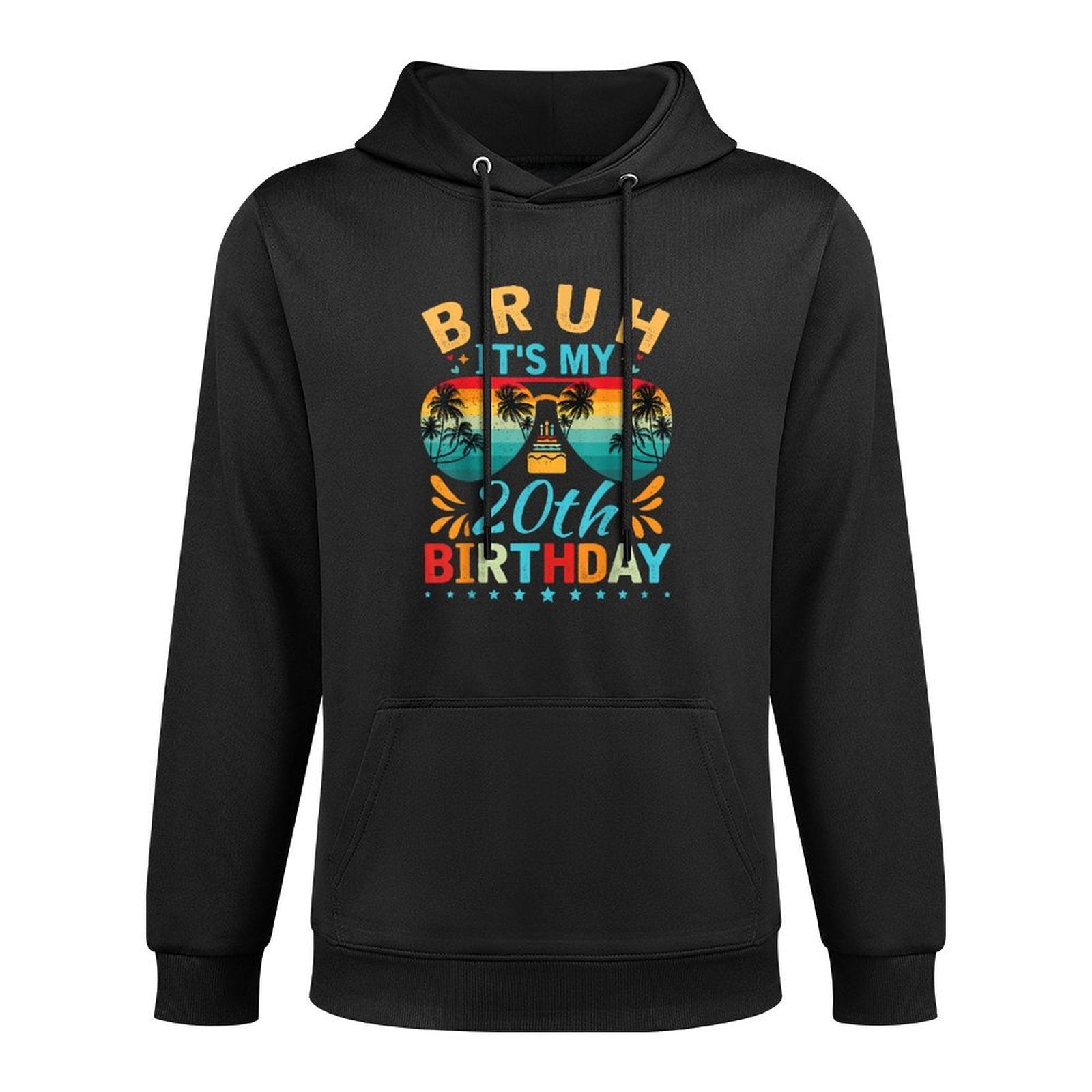 20 Years Old Birthday Party Bruh It's My 20th Birthday Casual Wear Hoodie