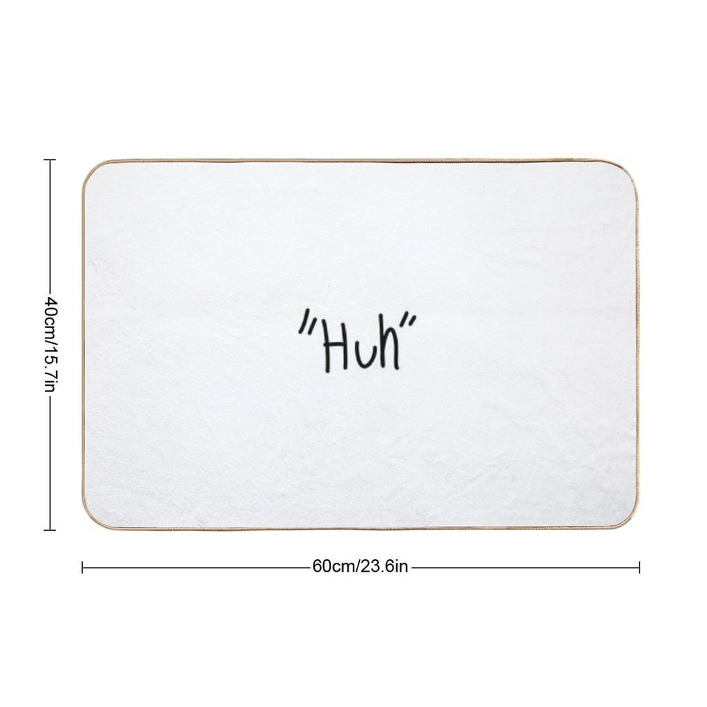 ''huh''  High-Traffic Bath Mat