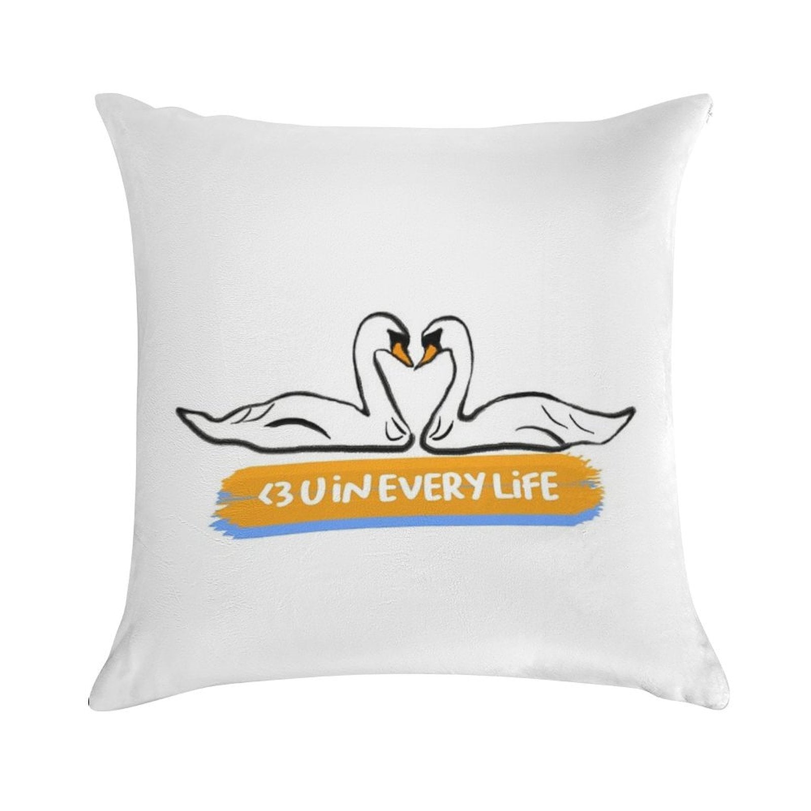 3 U in Every Life Soft Home Decor Throw Pillow