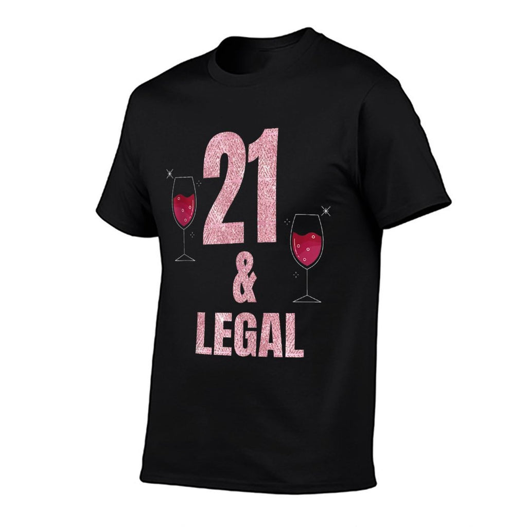 21st Birthday Gifts for Women Glam 21st Birthday T  Trendy Pattern T-Shirt