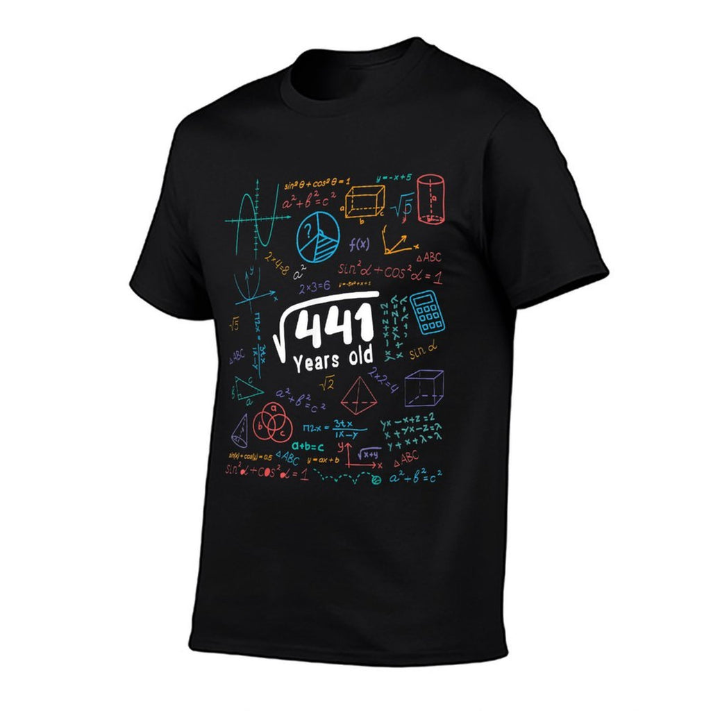 21 Year Old Men Women 21st Birthday Gift Square Root Of 441  Durable T-Shirt