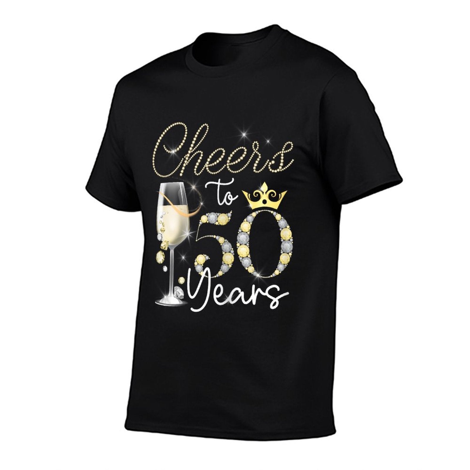 50th Birthday Decorations Women Cheer To 50 Years Old Gifts  Slim-fit Cut T-Shirt