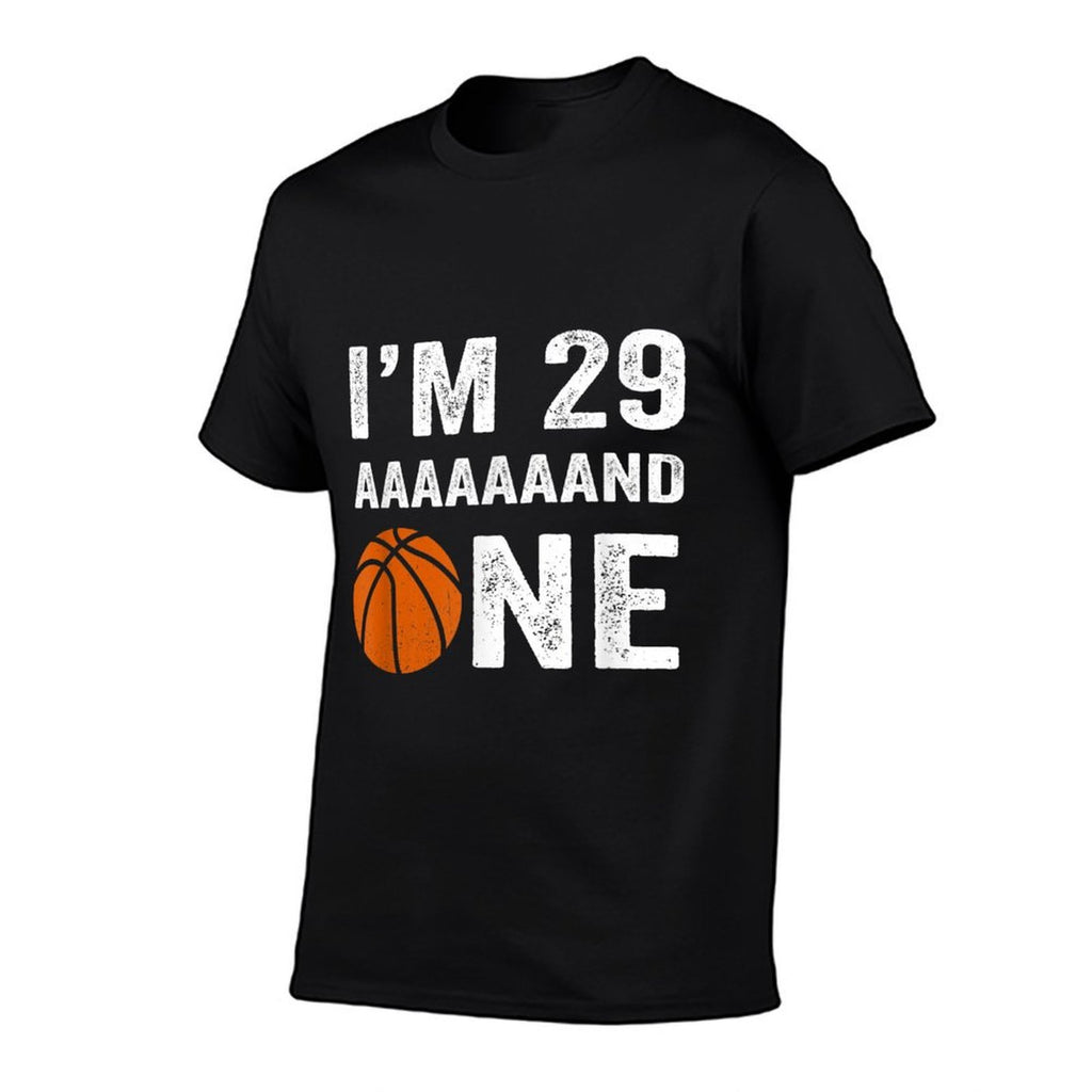 30th Birthday Funny Basketball Birthday Thirtieth  Tagless Design T-Shirt